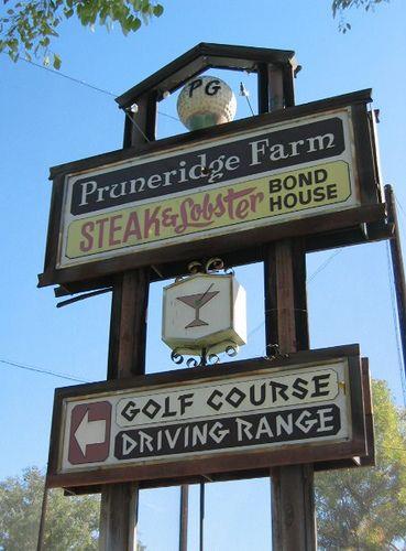 Historical Golf Course Sign